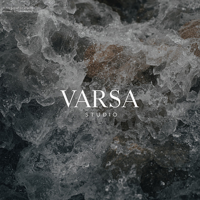 Logo Name VARSA STUDIO branding graphic design logo