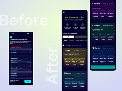 Subscription Page branding ui ux visual