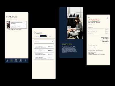 Mobile design for beauty app app appdesign beautyapp ui ux uxui uxuidesign
