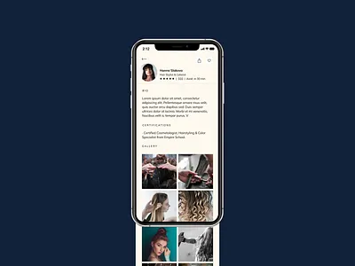 Mobile design for beauty app appdesign beautyapp scroll ui ux uxui uxuidesign