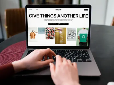 UI/UX Web Design for Reloop homepage ui ux uxui uxuidesign web webdesign website