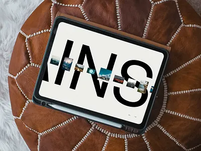 Minimal Mountain Slider ipad slider ui ux uxui uxuidesign