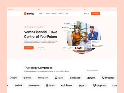 Business Landing Page conversion focused