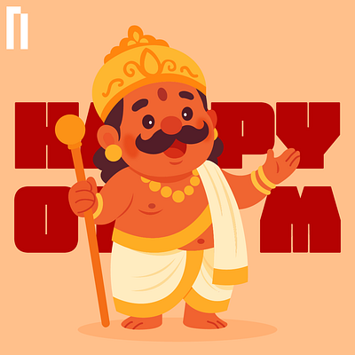 Happy Onam 2d adobe illustrator art design dribble illustration illustrator