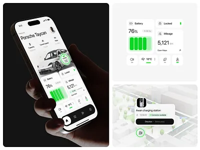 EV Smart Charging - Mobile App Design app car charging charging borne clean design electricity energy ev greenely grid stability interaction ios minimal mobile renewable renewable energy smart charging ui ux