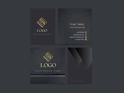 Modern Name Card Design branding business card corporate creative customizable design graphic design illustration logo modern modern design name card personal card professional unique unique design vector visiting card
