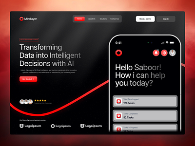 Mindlayer – About Us Page 3d animation branding design figma framer graphic design illustration landing page logo motion graphics page ui ui uiux ux web design webflow website website ui website ux