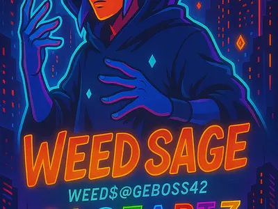 WEEDSAGEBOSS420 animation graphic design logo