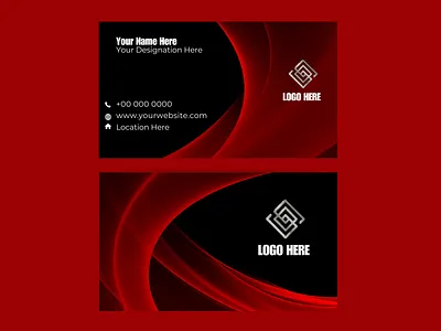 Professional Business Card Design branding business card customizable design graphic design illustration logo modern design name card personal card print ready unique design vector visiting card