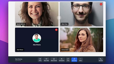 Zoom's Sound Box app design pro product design product designer prototype ui