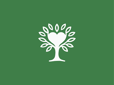 Heart & Tree Logo Concept – Minimal, Versatile Brand Design brand design brand identity brand identity design branding charity child care church daycare design elementary heart illustration logo logo design logo designer non profit school tree