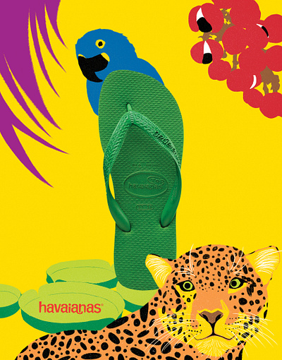 "Havaianas" Ad Project ad advertising art artwork brand branding design graphic design illustration photoshop poster visual identity