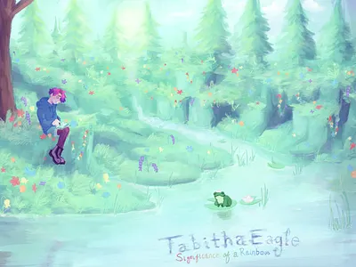 Significance of a Rainbow art digital art illustration landscape painting