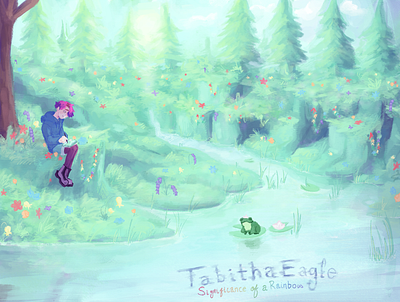 Significance of a Rainbow art digital art illustration landscape painting