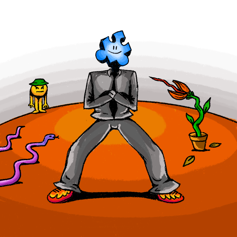 Example of I'm a puzzle, still figuring it out...
