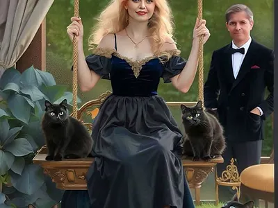 BLACK MAGIC Duchess cover art work graphic design historical romance regency