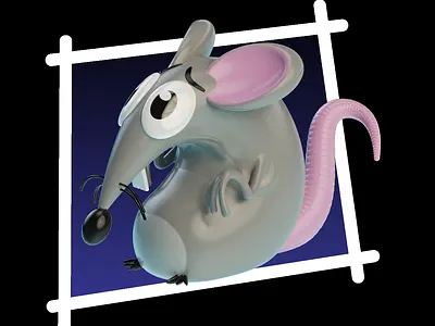 Mouse - MagicaCSG 3dmodel 3dmodeling character magicacsg sdfmodeling stylized