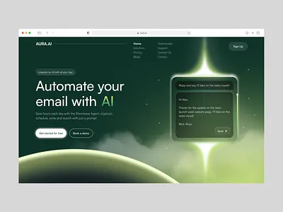 AI Email Automation – Landing Page ai animation ai chat ai landing page ai saas ai web ai webpage email ai landing page landing page ai saas landing page saas landing page ai