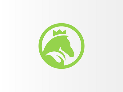 Horse King with Leaf Logo Design brand branding design green horse horse icon horse king horse leaf horse logo horse nature identity leaf horse logo logo collection logo design logo maker logo service logomark
