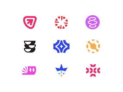 Logos 2025 bold branding crypto design geometric graphic design illustration logo logodesign media modern software technology