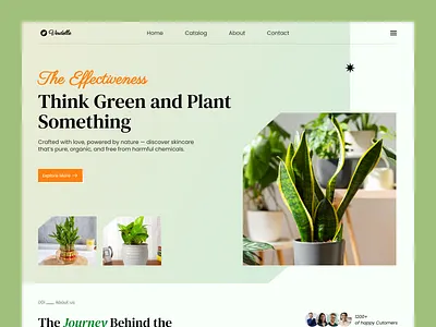 Plant & Greenery Landing Page creative landingpage dailydesign designconcept econature greenery indoorplants interface landingpage minimaldesign moderndesign plantlandingpage plantwebdesign platlover uidesign uidesigner uiux userinterface uxdesign webdesign webdesigninspiration