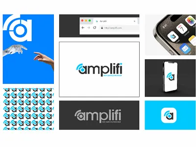 Amplifi Logo Presentation logo presentation technology logo wifi service