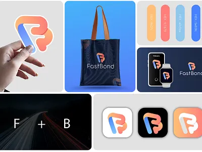 FastBond Startup Branding Logo app logo brand identity business branding business logo corporate logo dynamic logo elegant logo fast bond fast growth future brand innovation logo modern modern brand nique identity professional branding smart logo startup logo strong brand tech logo trust logo