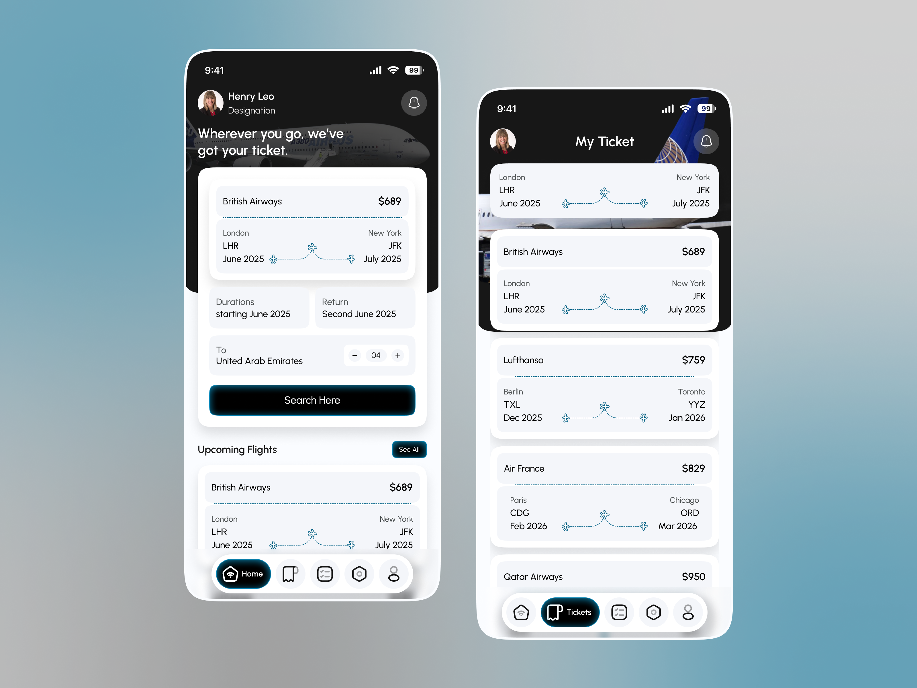 Example of Mobile App Design