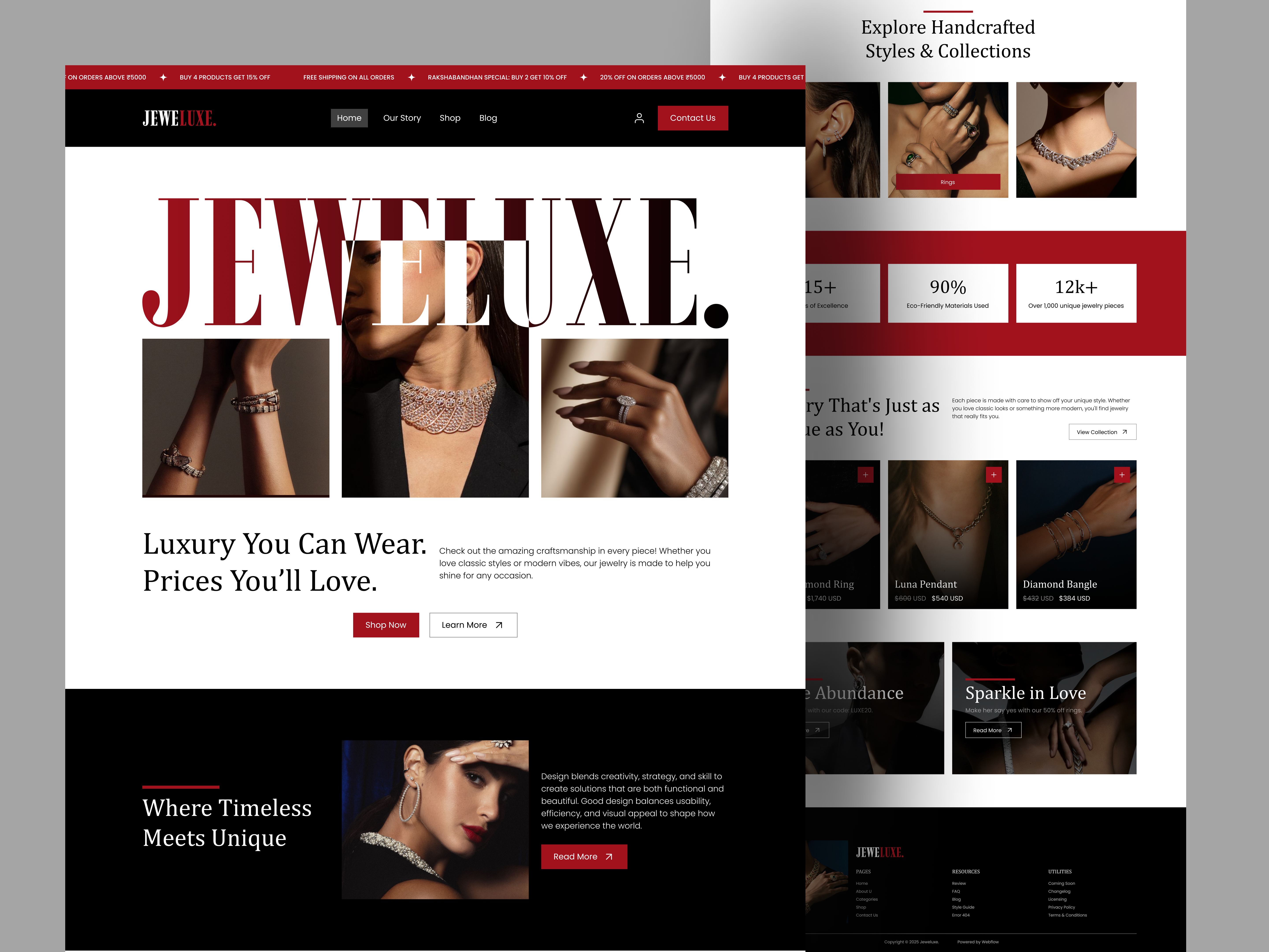 Example of Website UI/UX Design