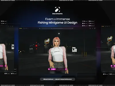 Immense Fishing Minigame UI I Gta V fishing fishing minigame illustration minigame