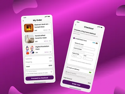 Credit Card Checkout Design dailyui figma ui design
