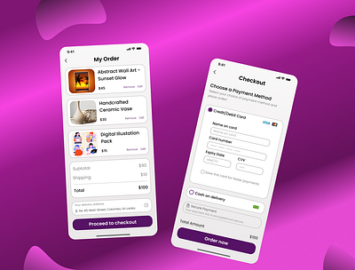 Credit Card Checkout Design dailyui figma ui design