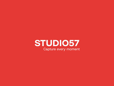 STUDIO57 - Photography Studio Logo branding graphic design logo