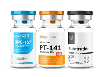 peptide vial label design, BPC-157 vial label design bpc 157 vial label vial label design