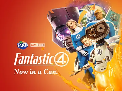 Poster design for "Fanta"stic 4.