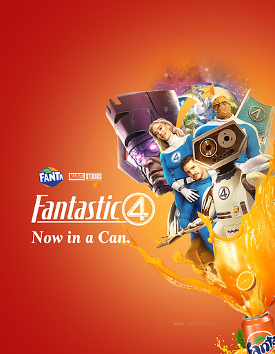 Poster design for "Fanta"stic 4.