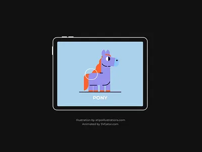 Swipe Animation with Cute Animals 2d animals animation bounce branding cute design fish graphic design horse illustration madewithsvgator motion graphics reindeer swipe tablet ui vector