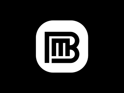 letter BM/MB logo design - For sale app icon design bm logo branding conceptual logo creative logo crypto design it firm logo logo logo design logo designer logo symbol logodesign logomark mb logo media simple startup logo tech logo technology