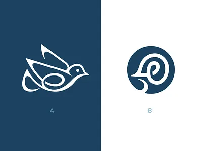 Creative Bird Logos with the Letter E - Minimal & Modern animal logo bird bird logos branding creative early bird elegant icon letter e logo logo design logo for sale mark minimal logo minimalist logo modern monogram logo nature symbol