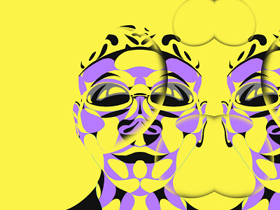 Swimming athlete bubble hand drawn illustration swimm