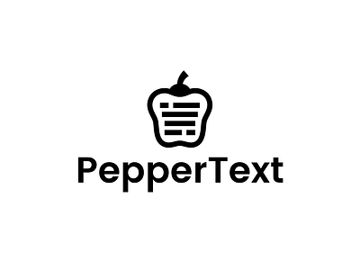 PepperText (unused) brand branding design elegant graphic design illustration logo logo design logotype mark minimalism minimalistic modern pepper sign text ukraine ukrainiandesigner vector