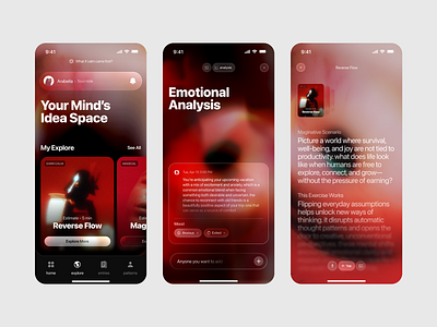 AI Meets Journaling – Oryl App ai app app app design app ui app ux design journaling minimal orix oryl product design sajon ui ux