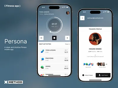 Fitness App UI Concept app branding design figma fitness graphic design healthcare ui ux гч