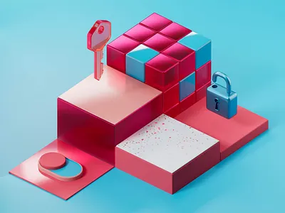 Rubik’s Security 3d animation cinema4d design graphic design motion graphics