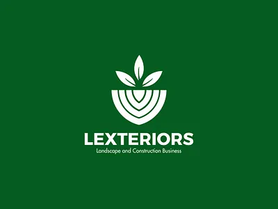 Lexteriors Land Logo Concept animation branding design graphic design illustration logo typography ui ux vector