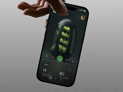 SmartPlant - IoT Smart Mobile App ai app app design crm dashboard design grow interface ios liquid glass mobile mobile app plant product saas service smart software ui ux