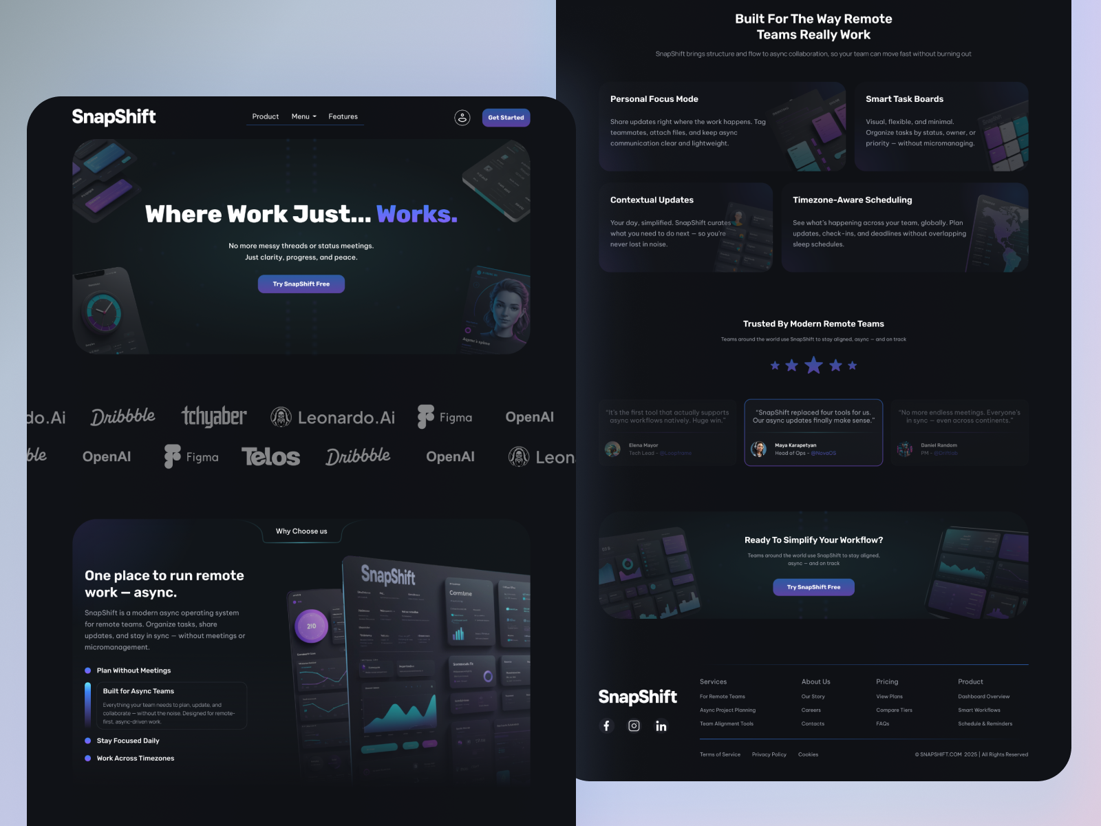Example of Website/Mobile App UI/UX Design