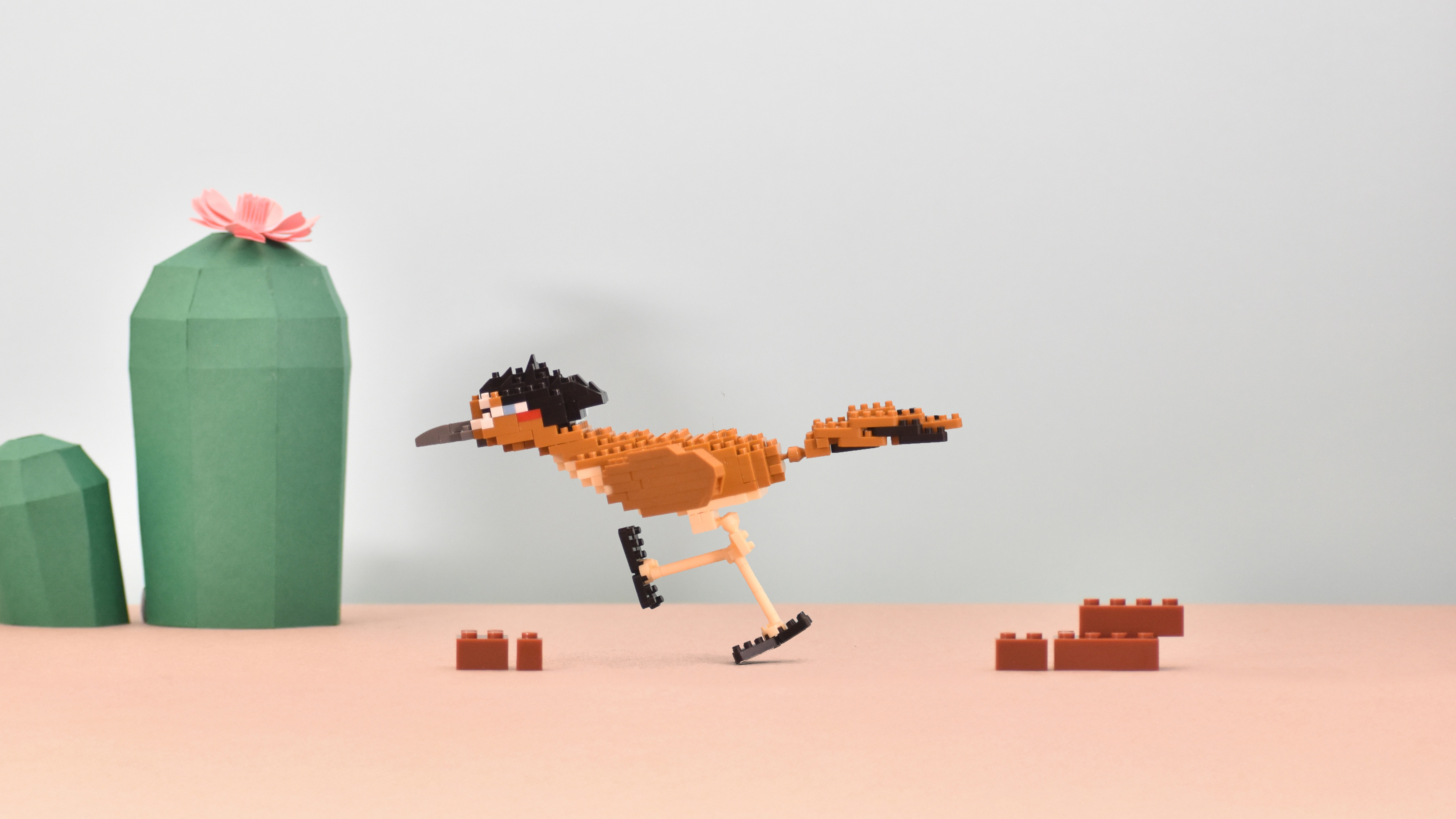 Lego Road-Runner Stop-motion Animation desert lego animation roadrunner stop motion animation tactile animation