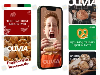 Logo Branding Designer For Healthy Bread Company: Olivia 3d logo animation bakery logo food company logo logo animation logo artist logo branding logo branding designer logo creator logo design branding logo design graphics design
