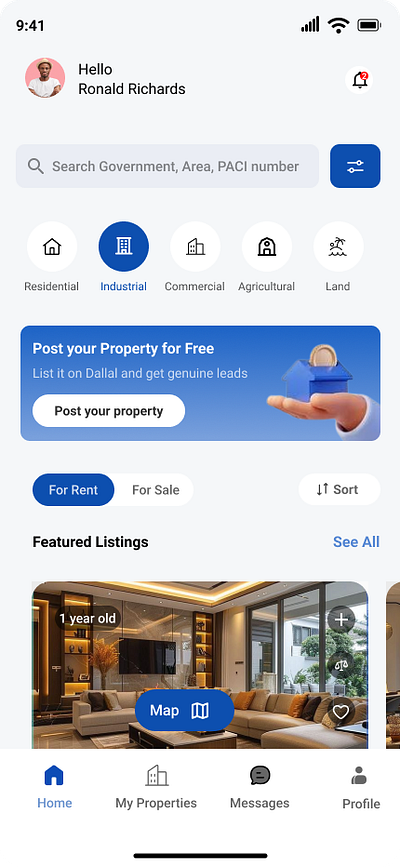 Real Estate App branding design graphic design logo ui